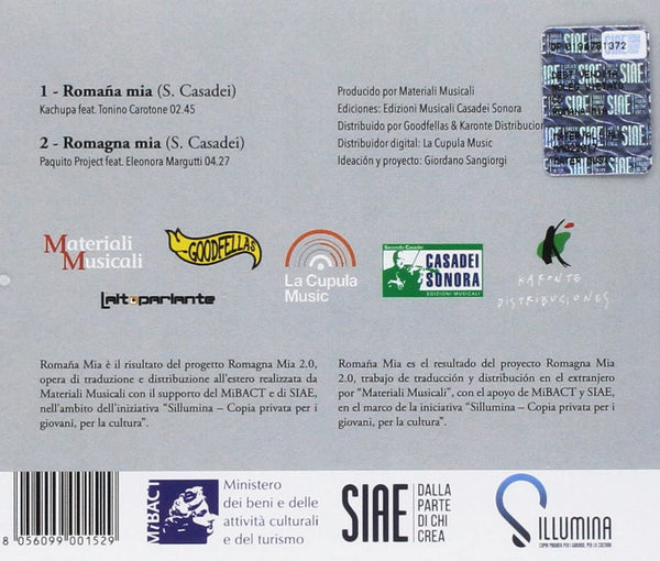VARIOUS - Romagna Mia . CD/EP