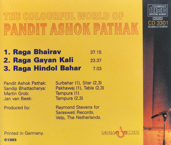 PANDIT ASHOK PATHAK - The Colourful World Of . CD