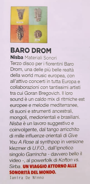 BARO DROM - Nisba . CD