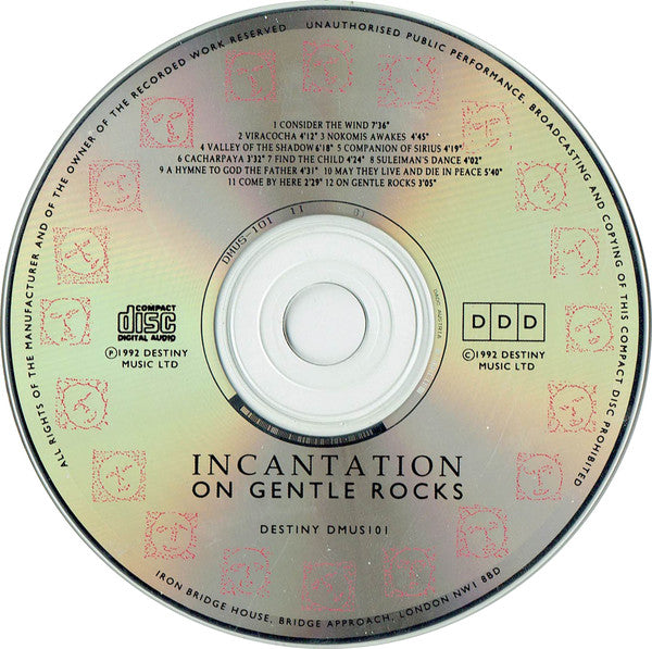 INCANTATION - On Gentle Rocks . CD