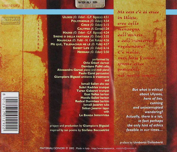 HARMONIA ENSEMBLE & KOCANI ORKESTAR - Ulixes . CD