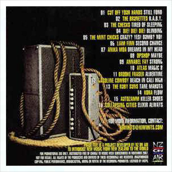 VARIOUS - Phase Five Nz music . CD sleeve