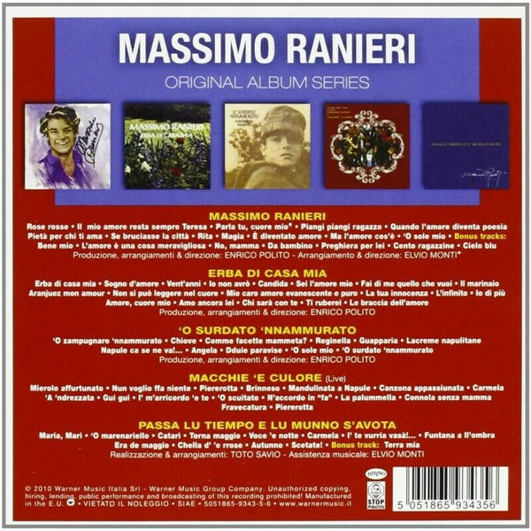 MASSIMO RANIERI - Original Album Series . 5CD