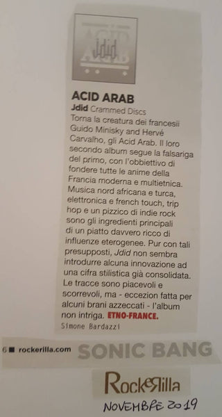 ACID ARAB - Jdid . CD