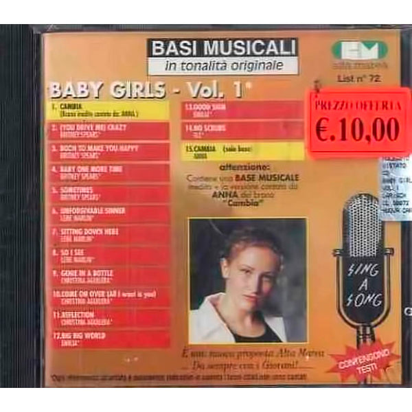 VARIOUS - Baby Girls Vol. 1 [ Basi Musicali ] . CD