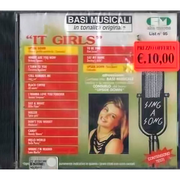 VARIOUS - " It Girls "  [ Basi Musicali ] . CD