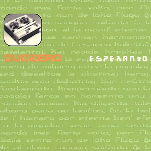 DUOZERO ‎[ feat. Massimo Zamboni ] – Esperanto . CD