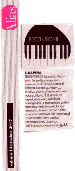 LULA PENA - Archivo Pittoresco . CD