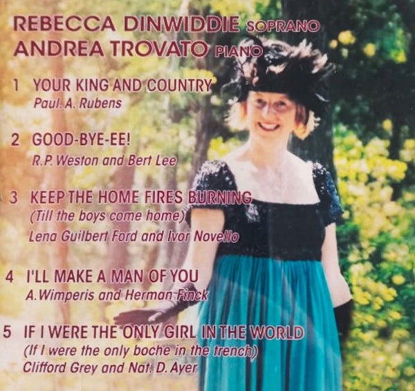 REBECCA DINWIDDIE/ANDREA TROVATO - Keeping The Home Fires Burning . CD