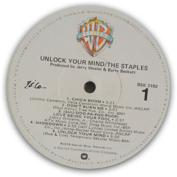 THE STAPLES - Unlock Your Mind - LP