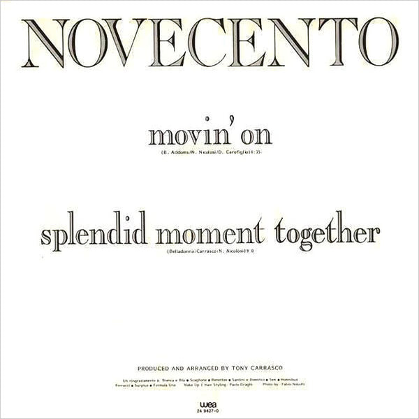 NOVECENTO - Movin' on . 12"