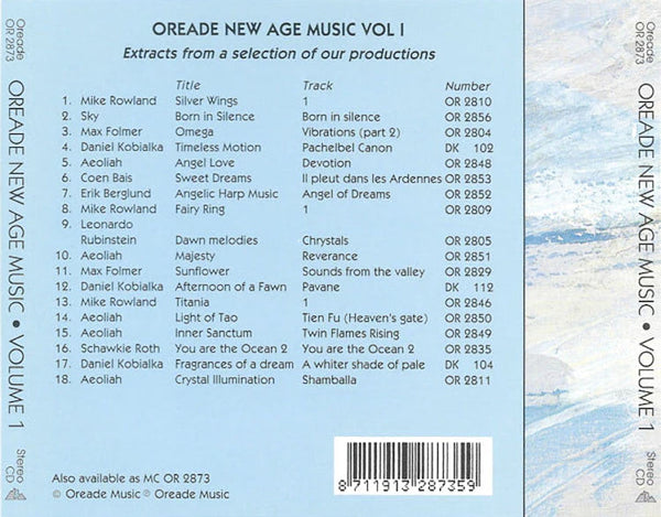 VARIOUS - Oreade New Age Music 1 . CD