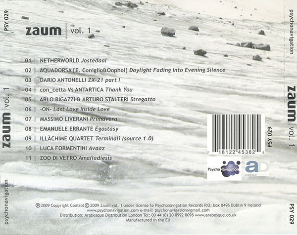 VARIOUS - Zaum Vol. 1 . CD