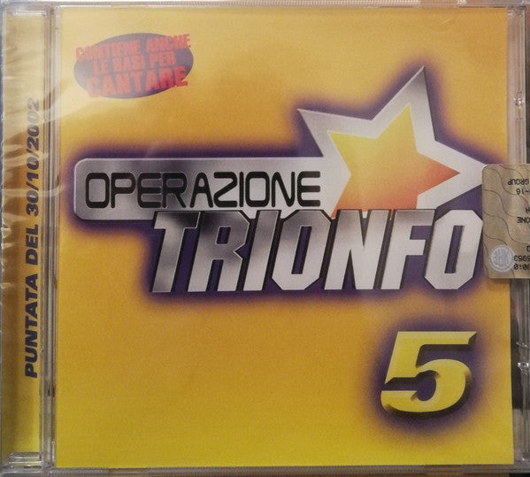 VARIOUS - Operazione Trionfo 5 . CD