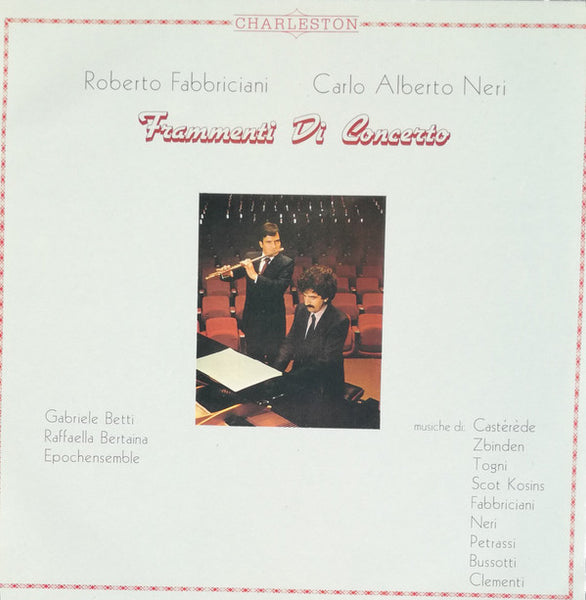 ROBERTO FABBRICIANI, CARLO ALBERTO NERI - Frammenti Di Concerto . LP