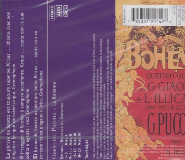 PUCCINI - La Bohème ( Extraits ) . CD