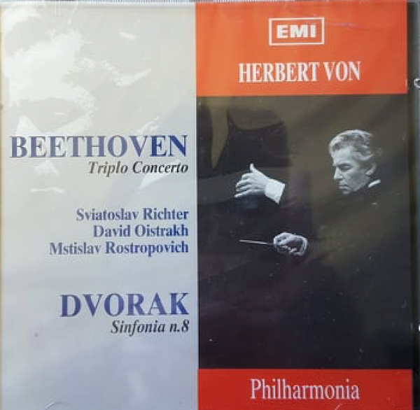 LUDWIG VAN BEETHOVEN . ANTONIN DVORAK - Triplo Concerto . Sinfonia N. 8 . CD