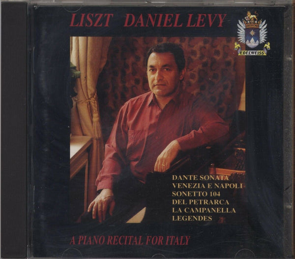 LISZT DANIEL LEVY - A Piano Recital For Italy . CD